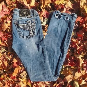 Miss Me Jeans Mid Rise Boot Cut (Size 28)